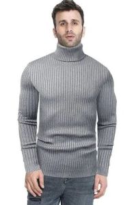 Mens High Neck Sweater