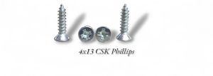 4x13 CSK Phillips /Flat Head Self Tapping Screw
