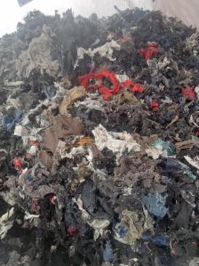 shredded waste cloth