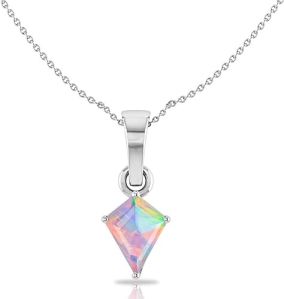 Fire Opal Pendant necklace