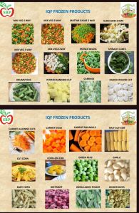 IQF Frozen Food Products