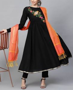 Hand Embroidered Anarkali Suits