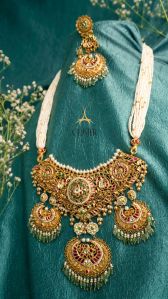 antique gold necklace set