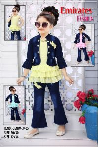 denim-3405 girl kids wear