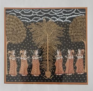 Rajasthan painting miniature Art on Paper