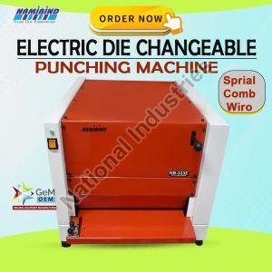 Electric Die Changeable Paper Punching Machine