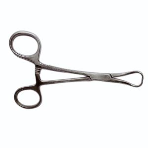 Stainless Steel 6 Inch Backhaus Towel Forcep