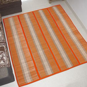 embroidery design korai grass floor mat