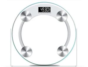 Digital Glass Weight Machine for body weight Round Personal weighing scale for home use Bathroom Wei