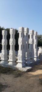 Stone Pergola Pillars