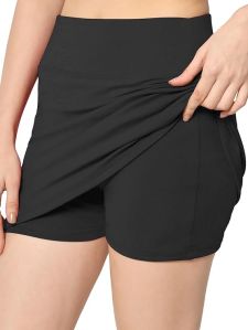 Ladies High Waist Mini Skirt Inner Shorts