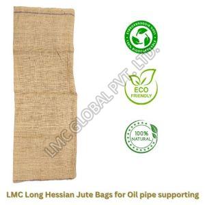 LMC Long Hessian Jute Bags for Oil Pipe Supporting