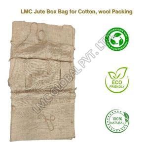 LMC Jute Hessian Box Bag for Cotton, Wool Packaging