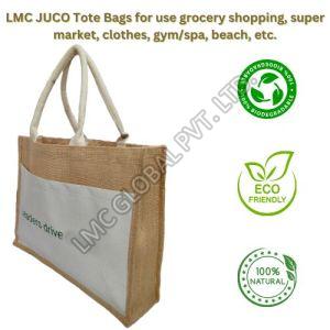 LMC Jute & Canvas Shopping Tote Bags