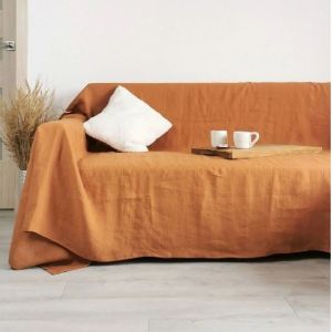 Single Milled Plain Sofa Throw Blanket