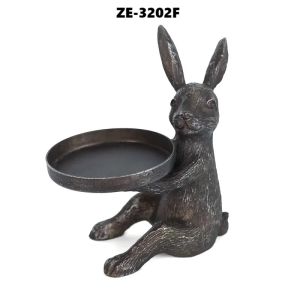 rabbit candle stand