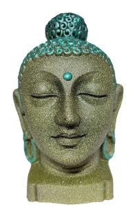 Bengal Art Buddha Head Statue