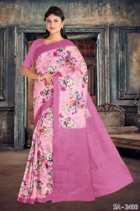 Ladies Pink Fancy Saree