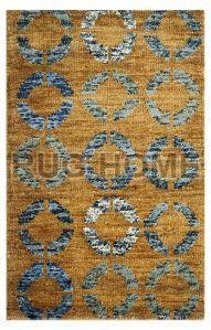 Stria Hand Knotted Wool and Silk Rug