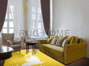 Yellow Luxurious Hand Tufted Rug