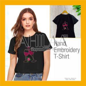  Glass Hand Embroidered T-shirt