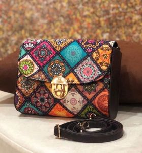 Cotton Printed Sling Bag