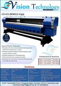 512 42pl solvent printer