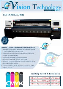 512i 2head solvent printer