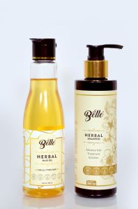 La Belle Herbal Hair Oil & Herbal Shampoo Combo Pack
