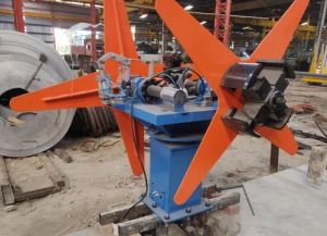 Double Mandrel Uncoiler Swiveling Machine