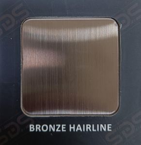 Bronze Hairline 304SS PVD Designer decorative sheet by SDS