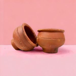 Terracotta Tea Cup & Bowl