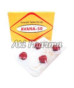 Avana-50 Tablets, Packaging Type : Blister Pack