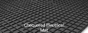 SANDHHAFLEX Chequired Electrical Rubber Mat