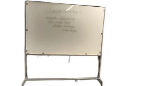 Magnetic Glass Writing Board with Mobile Stand