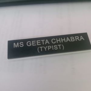 Acrylic Name Plates Badges