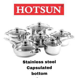 Hotsun Stainless Steel Capsulated Bottom Cookware