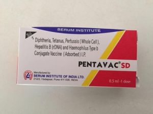 0.5ml Pentavac SD Vaccine