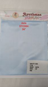 Asia satin shirting / suiting fabric