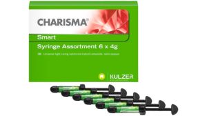 Kulzer Charisma Smart Dental Composite 6x4 Syringe Kit without bond