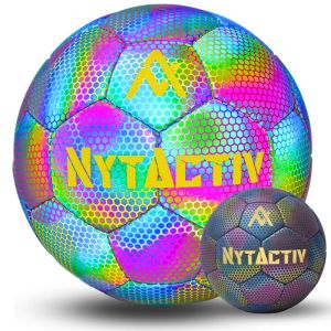 NytActiv Reflective Glowing Football Size 5