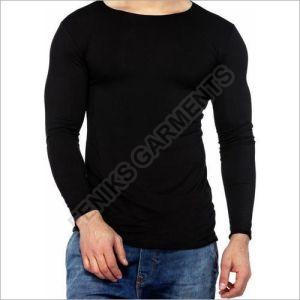 Mens Full Sleeve Polyester Round Neck  T-Shirts