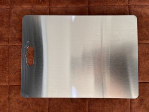 stainless steel chopping board 202 / 304 35x25cm