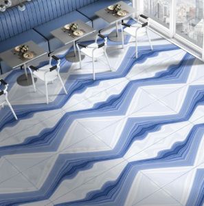 Arrow Azul Bookmatch High Gloss Floor Tiles