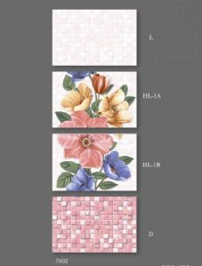 Flower & Pool Glossy Series Digital Wall Tiles