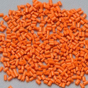 Orange Plastic Granules