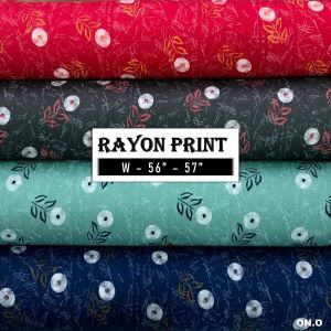 Rayon Printed Shirting Fabric