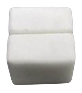 1x1 Inch Square White Marble Card Holder