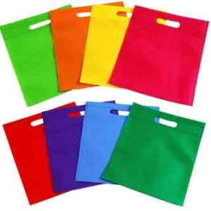 Multicolor D-Cut Non Woven Bag