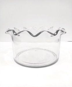 Transparent Glass Candle Jar